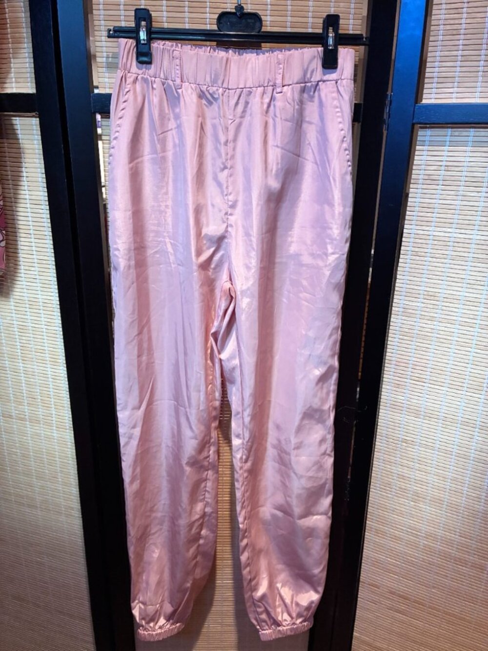 ZAFUL Satin Drawstring Jogger Pants